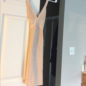 Gold Bebe bandage dress